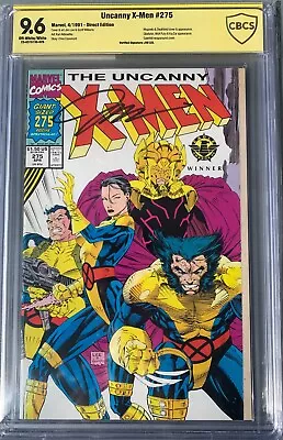 Buy Uncanny X-Men #275 Signed By Jim Lee  CBCS 9.6 Wolverine Psylocke Gatefold • 80.42£
