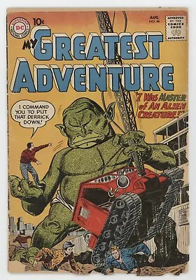 Buy My Greatest Adventure 46 DC 1960 PR FR Alien Monster Dick Dillin • 8.04£