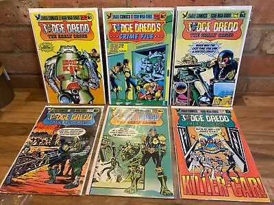 Buy Eagle Comics Judge Dredd The Early Cases Issues #1 To 6 Bundle/Lot • 13.99£