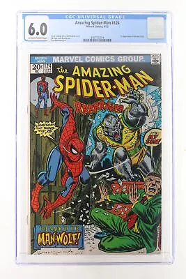 Buy Amazing Spider-Man #124 - Marvel Comics 1973 CGC 6.0 1st Appearance Of The Man-W • 98.97£