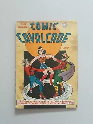 Buy Comic Cavalcade 14 DC 1946 Flash, Green Lantern, Wonder Woman, Rare  • 275.83£