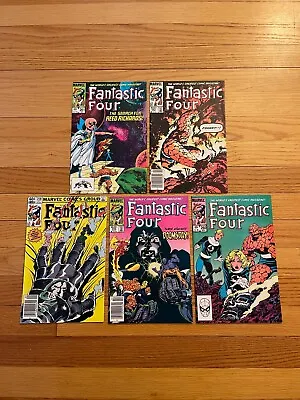 Buy FANTASTIC FOUR #258 #259 #260 #261 #263 Marvel Comics 1983 Dr. Doom Covers R • 15.80£