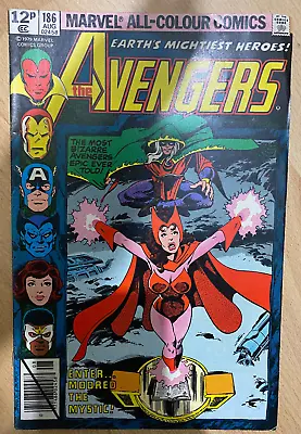 Buy Avengers #186 1979 Marvel Comics 1st Magda 1st Cthon • 19.95£