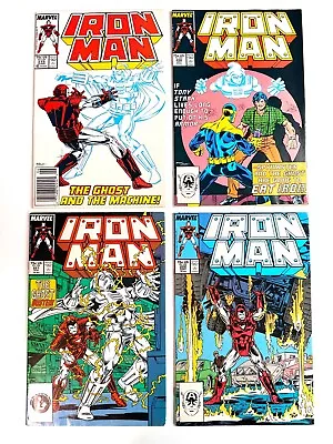 Buy Iron Man #219 Newsstand - 1st App The Ghost - + 220 221 222 (4 Book Lot) 1987 • 27.80£