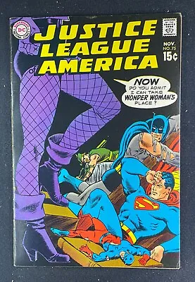 Buy Justice League Of America (1960) #75 FN+ (6.5) 1st Dinah Laurel Lance • 98.94£