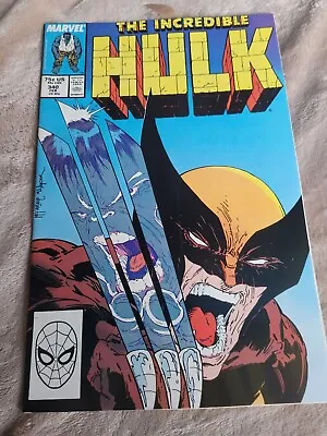 Buy The Incredible Hulk 340 Wolverine Todd McFarlane Cover  Fantastic Flat Copy • 140£