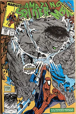Buy The Amazing Spider-man #328 Jan 1990 Last Todd Mcfarlane Artwork Grey Hulk • 19.99£