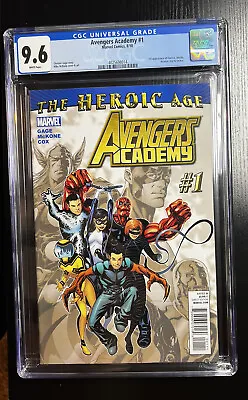 Buy Avengers Academy #1 (Marvel 2010) CGC 9.6 MCU Spec • 68.20£