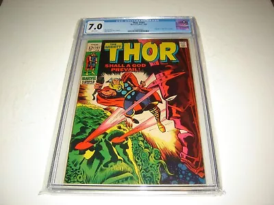 Buy Thor #161 CGC  7.0 - 1969 Silver Age Marvel Comic ( Ego Vs Galactus Concludes )  • 103.28£