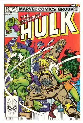 Buy Incredible Hulk #282 9.0 // 1st Team-up Of Hulk And She-hulk Marvel Comics 1983 • 30.75£