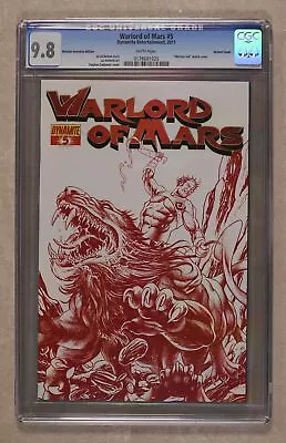 Buy Warlord Of Mars #5E CGC 9.8 2011 0178681025 • 37.16£