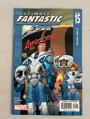 Buy Marvel Comics Ultimate Fantastic Four Comic #15 N-Zone: Part 3 March 2005 • 3.99£