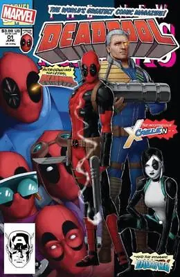 Buy Deadpool #1 Jtc New Mutants 98 Homage Variant Limited To 3000 Nm • 12.50£