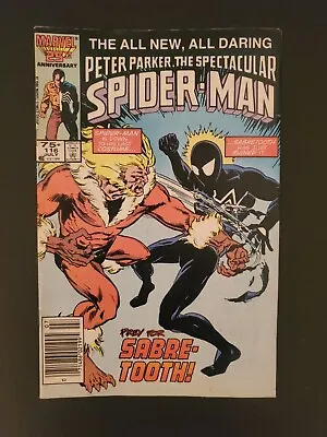 Buy Spectacular Spider-man #116 Sabretooth Black Suit Newsstand  • 7.94£