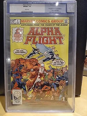 Buy ALPHA FLIGHT #1 (1983) CGC 9.8 NM/M White Pages • 180£