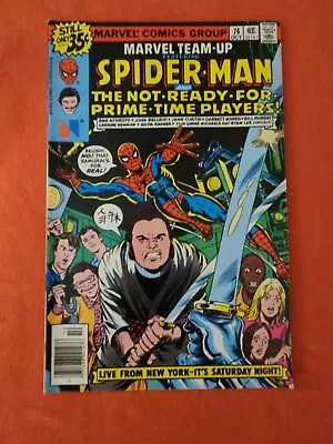 Buy (1978) Marvel Team-Up #74 -  ...THE NOT-READY-FOR-PRIME-TIME PLAYERS!  • 20.78£