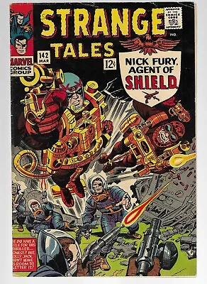 Buy STRANGE TALES #142 Marvel, Mar 1966 VG+ 4.5 Jack Kirby, Steve Ditko, Stan Lee • 6.72£