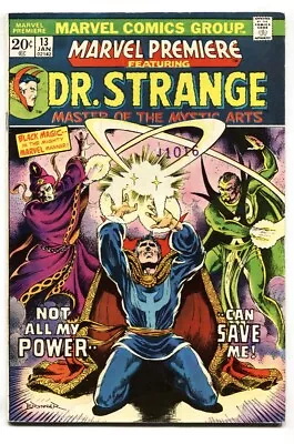 Buy Marvel Premiere #13 1973-Marvel-Dr Strange-Frank Brunner-FN/VF • 41.67£