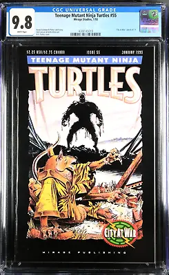 Buy Teenage Mutant Ninja Turtles #55 (1993) CGC 9.8! ❄️ White Pages! ❄️ • 110.82£