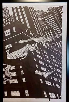 Buy Amazing Spider-Man #600 John Romita Jr 11x17 FRAMED Original Art Poster Marvel C • 47.39£