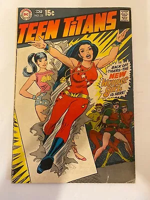 Buy TEEN TITANS #23- Silver Age DC, NEW WONDER GIRL Costume • 14.35£