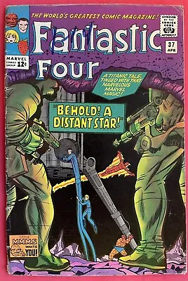 Buy Fantastic Four #37 (1965) Skrulls Appearance 1st Anelle Death Of Morat • 59.99£