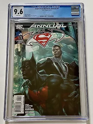 Buy Superman/batman Annual #4 (2010) Cgc 9.6 White Pages Batman Beyond Dc • 78.84£