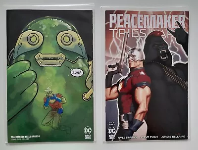 Buy Peacemaker Tries Hard #2 And #6 1st Prints - DC 2023 • 6.99£