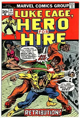Buy Hero For Hire (1972) #14 VF 8.0 Vs Big Ben • 7.88£