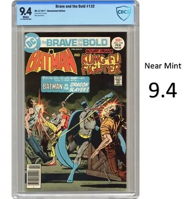 Buy Brave And The Bold #132 NS - Key & 1st DC Bullet Logo Cover -CBCS 9.4 -New Slab! • 67.82£