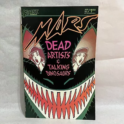 Buy 1First Comics #4 Mars Dead Artists & Talking Dinosaurs 1983 Vintage • 3.89£