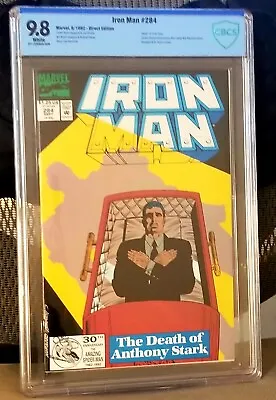 Buy Iron Man #284 1st True War Machine Marvel 1992 CBCS 9.8 White • 158.12£