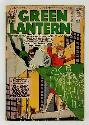 Buy Green Lantern #7 FR 1.0 1961 1st App. And Origin Sinestro • 235.86£