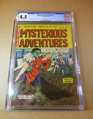 Buy Mysterious Adventures 4 CGC 4.5 Zombie Hulk Takes Wife! 🧟‍1951 AC Hollingsworth • 561.69£