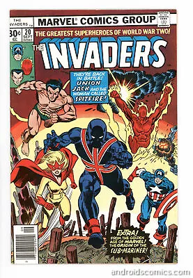 Buy Invaders #20 ~ FN+ ~ 1st Full App. Of The 2nd Union Jack • 18.18£