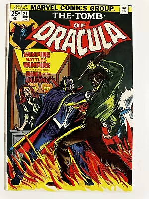 Buy The Tomb Of Dracula #21 VF/NM Marvel Comics 1974 • 23.98£
