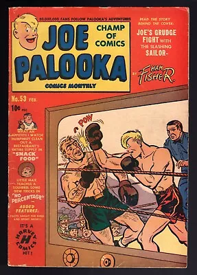 Buy Joe Palooka #53 Brutal Joe War Story, Little Max & Humphrey Stories - 1951 VG/F • 21.34£