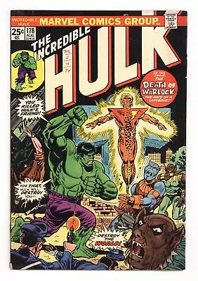 Buy Incredible Hulk #178 VG+ 4.5 1974 • 15.81£
