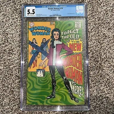 Buy Wonder Woman 179 Cgc 5.5 DC Comics New Wonder Woman • 96.07£