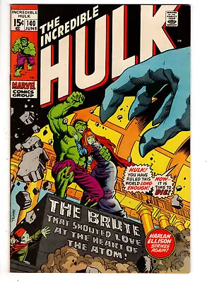 Buy Incredible Hulk #140 (1971) - Grade 7.5 - 1st Appearance Of Jarella! • 80.43£