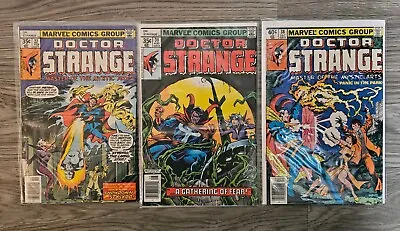 Buy Doctor Strange #27, 30, & 38 (1977-1978) Lot Of 3 Bronze Age Marvel Comics VF+ • 17.38£