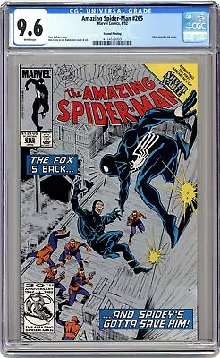 Buy Amazing Spider-Man #265B 2nd Printing CGC 9.6 1992 4114310003 1st Silver Sable • 50.60£