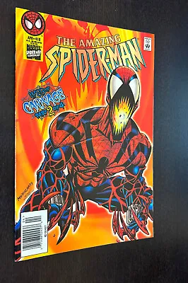 Buy AMAZING SPIDER-MAN #410 (Marvel Comics 1996) -- NEWSSTAND Variant CARNAGE FN/VF • 41.15£