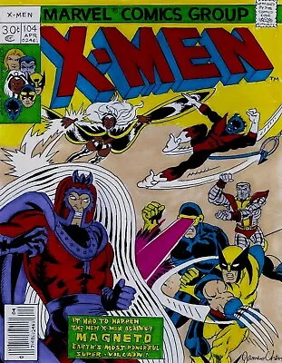 Buy The Uncanny X-men # 104 Cover Recreation 1st Star Jammers Original Comic Art • 197.11£