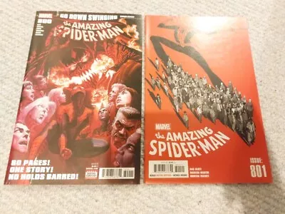 Buy Amazing Spider-Man #800 & #801 Excellent Condition, BAGGED&BOARDED  • 4.99£