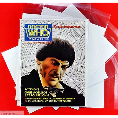 Buy Doctor Who Magazine # 114 1 Marvel Magazine Bag And Board 7 86 UK 1986 (Lot 2551 • 8.50£