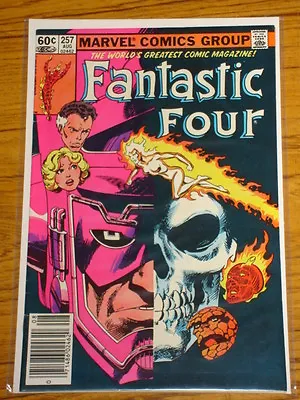 Buy Fantastic Four #257 Fn (6.0)  Marvel Comics Galactus August 1983 Stock Image • 14.99£