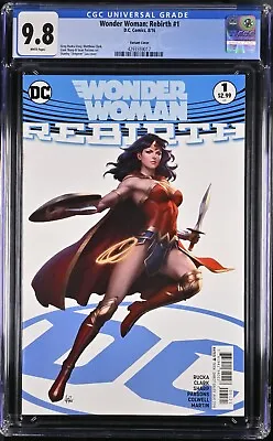 Buy Wonder Woman Rebirth #1 CGC 9.8 Artgerm Variant Cover Art 2016 DC Comics • 72.21£