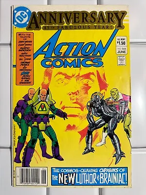 Buy ACTION COMICS #544 45th Anniversary Year DC June 1983 Luthor & Brainiac • 15.81£