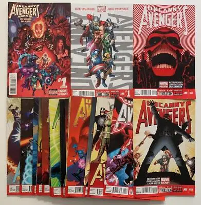 Buy Uncanny Avengers #1 To #21 + #8AU + Annual (Marvel 2012) 23 X FN+ To NM Issues. • 36.75£